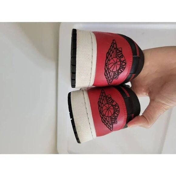 Jordan 1 Retro LowGym Red Black White 10.5 - Picture 10 of 15